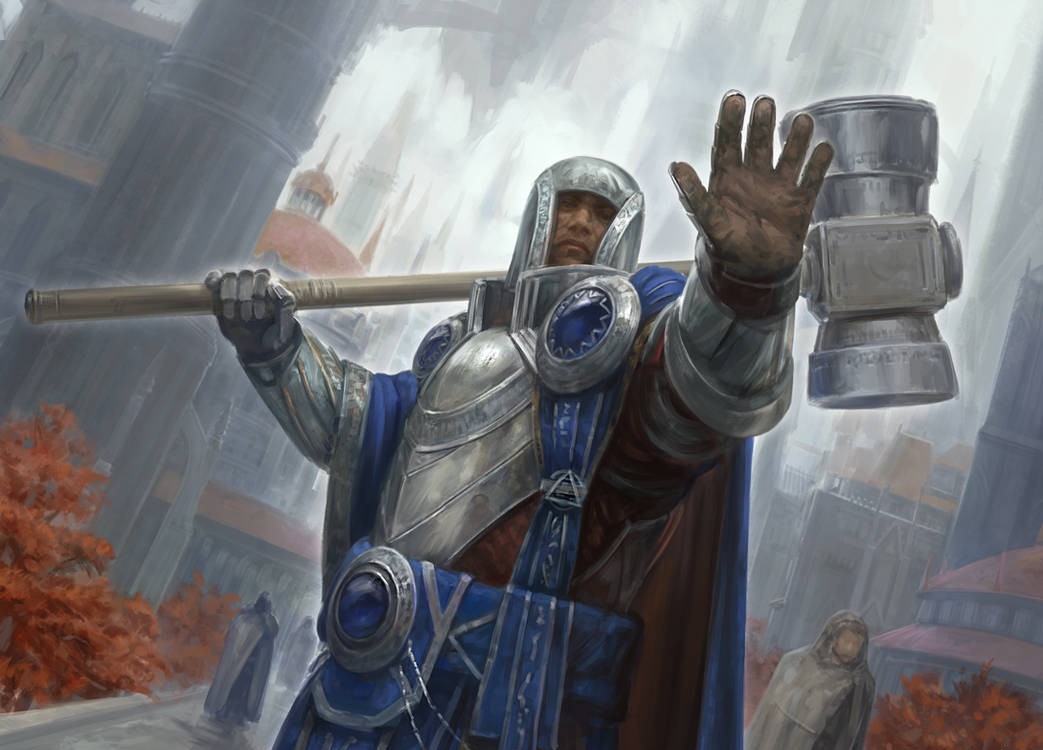 Azorius Guard at a guild checkpoint.